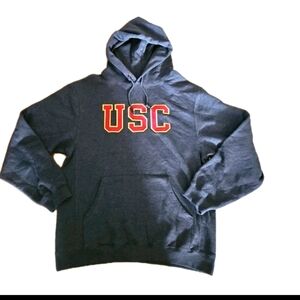 USC The Heritage Collection Unisex Gray Pullover Hoodie In Charcoal XL